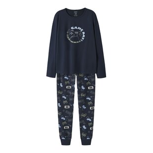 Name It Boys Pyjama Set NKMNIGHTSET Dark Blue/Gamer Print