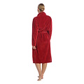 Ten Cate Ten Cate Ladies Bathrobe Fleece Plain Red