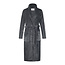 Ten Cate Ten Cate Dames Badjas Fleece Effen Donkergrijs