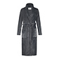 Ten Cate Ten Cate Dames Badjas Fleece Effen Donkergrijs