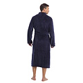 Ten Cate Ten Cate Men's Bathrobe Fleece Plain Dark Blue