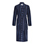 Ten Cate Ten Cate Men's Bathrobe Fleece Dark Blue/Blue Striped