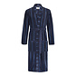 Ten Cate Ten Cate Men's Bathrobe Fleece Dark Blue/Blue Striped