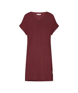 Ten Cate Dames Nachthemd Korte Mouw Effen Rood