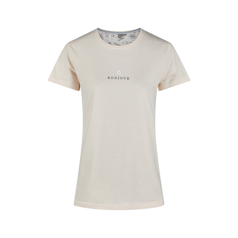 By Louise By Louise Ladies Capri Pyjamas Three Quarter Orange/White Floral