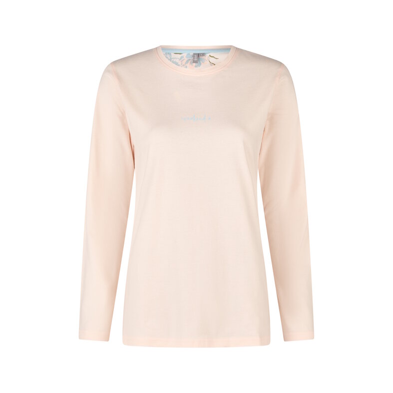 By Louise By Louise Ladies Pyjama Set Long Pink/White Floral