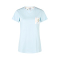 By Louise By Louise Dames Capri Pyjama Set Driekwart Blauw/Wit Gebloemd