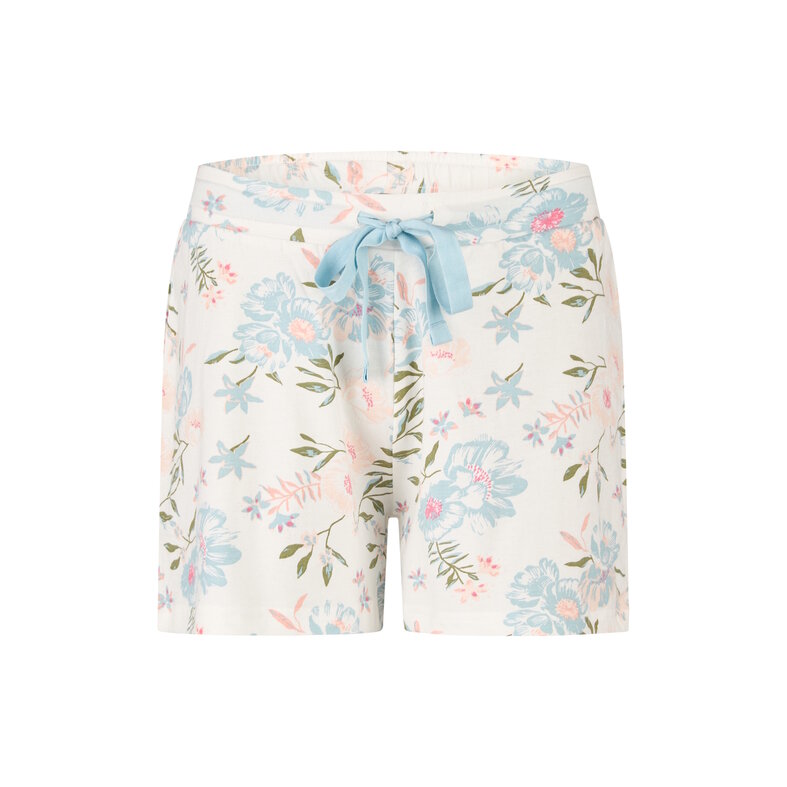 By Louise By Louise Dames Korte Pyjama Set Shortama Roze/Wit Gebloemd