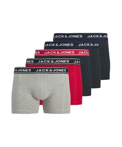 Jack & Jones Men's Boxer Shorts Trunks JACHECTOR Plain 5-Pack