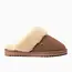 Warmbat Warmbat Ladies Slip-on Slippers Suede Flurry Cognac