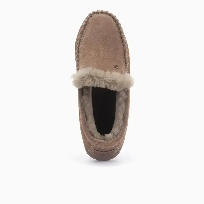 Warmbat Warmbat Men's Slippers Suede Grizzly Brown