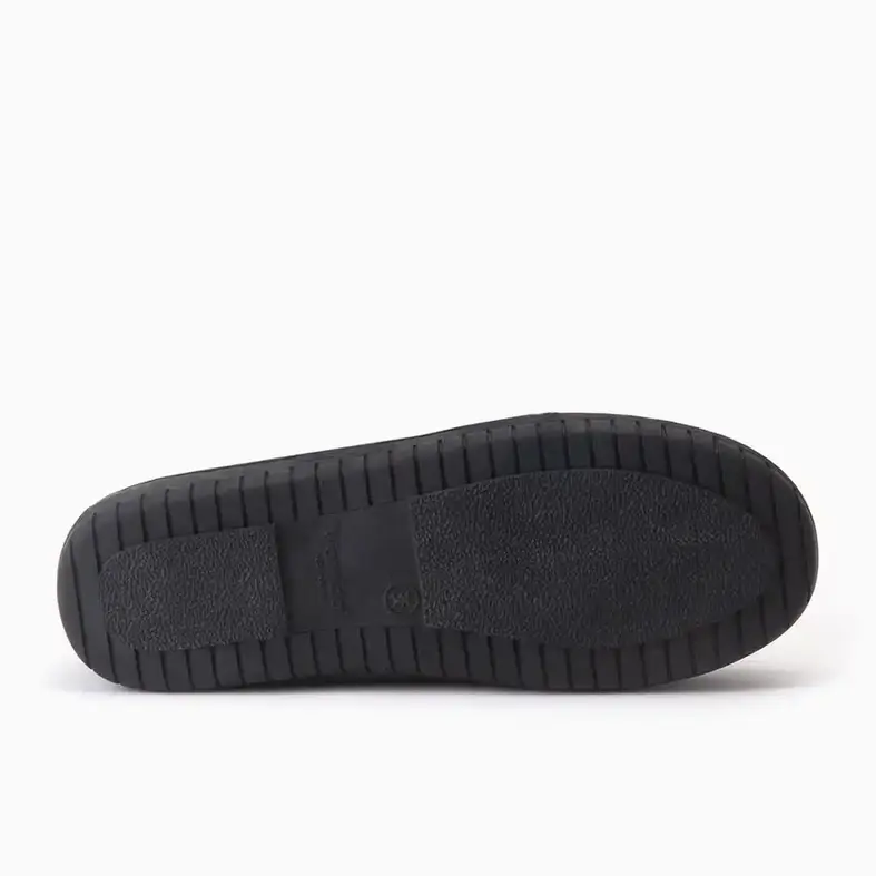 Warmbat Warmbat Men's Slippers Suede Grizzly Black
