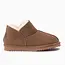 Warmbat Warmbat Ladies Slipper Suede Willow Cognac