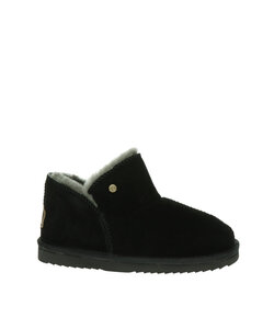 Warmbat Ladies Slipper Suede Willow Black