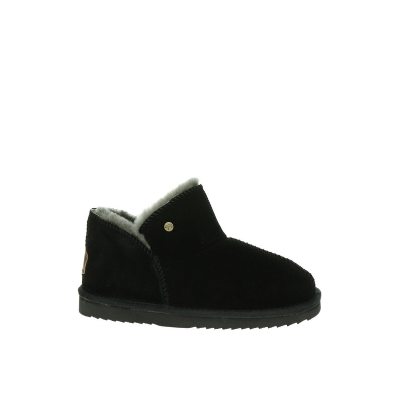Warmbat Warmbat Ladies Slipper Suede Willow Black