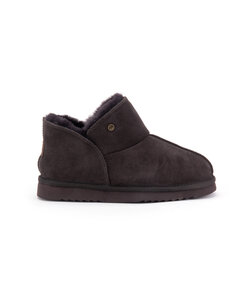 Warmbat Ladies Slipper Suede Willow Dark Brown