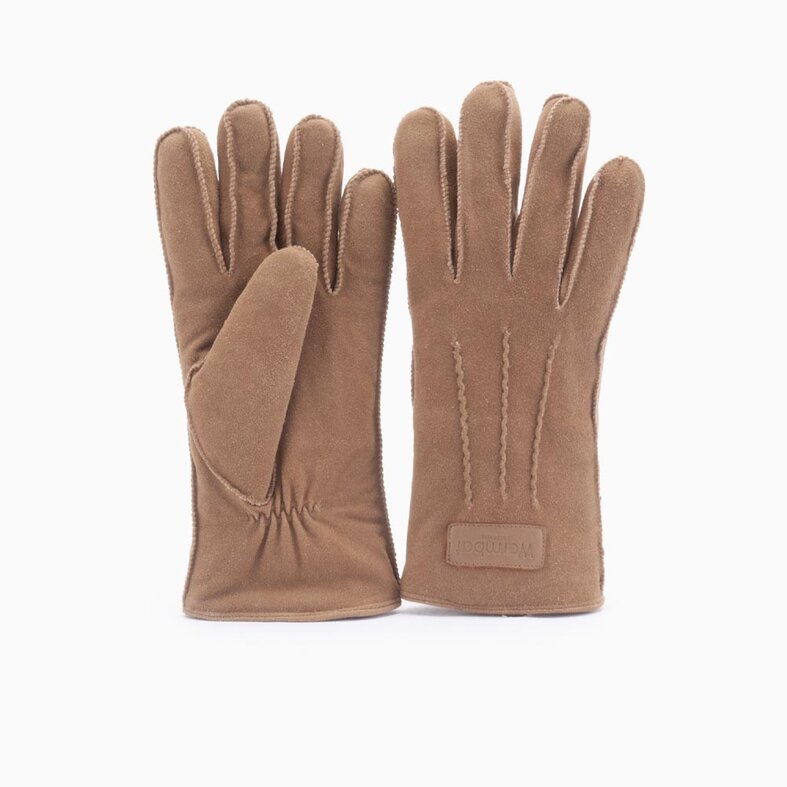 Warmbat Warmbat Ladies Gloves Goat Suede Brown