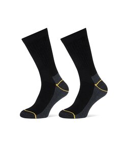 Stapp Yellow Men's Worker Work Socks 4415 Black 2-Pair