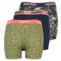 Apollo Apollo Heren Boxershorts Print 3-Pack Multicolor