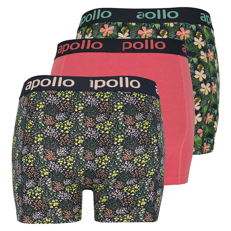 Apollo Apollo Men's Boxer Shorts Print 3-Pack Multi Color
