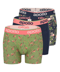 Apollo Heren Boxershorts Print 3-Pack Multicolor