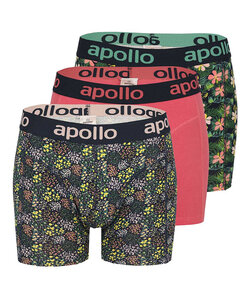 Apollo Men's Boxer Shorts Print 3-Pack Multi Color