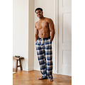 Phil & Co Phil & Co Men's Pyjama Pants Long Flannel Checkered Blue