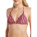 Ten Cate Ten Cate Dames Triangel Bikinitop Paars/Roze Gestreept