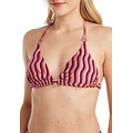 Ten Cate Ten Cate Women's Triangle Bikini Top Purple/Pink Striped