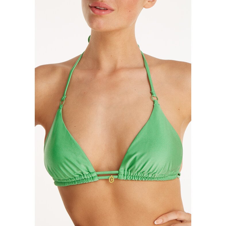 Ten Cate Ten Cate Ladies Triangle Bikini Top Solid Green