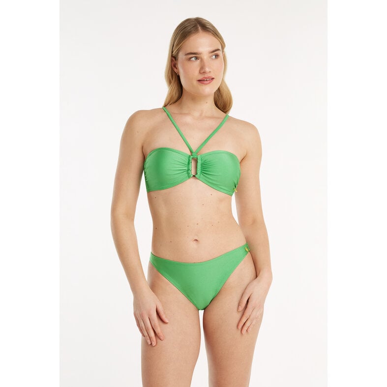 Ten Cate Ten Cate Ladies Bandeau Ring Bikini Top Solid Green