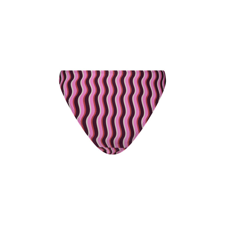 Ten Cate Ten Cate Ladies Ring Bikini Briefs Purple/Pink Striped