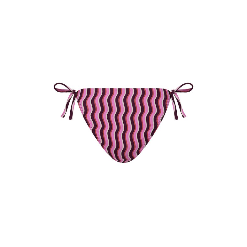 Ten Cate Ten Cate Ladies Bow Bikini Briefs Purple/Pink Striped