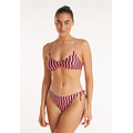 Ten Cate Ten Cate Ladies Bow Bikini Briefs Purple/Pink Striped