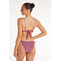 Ten Cate Ten Cate Dames Strik Bikini Slip Paars/Roze Gestreept