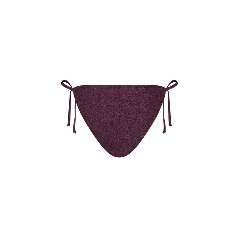 Ten Cate Ten Cate Ladies Bow Bikini Slip Glitter Bordeaux Red