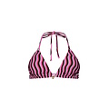 Ten Cate Ten Cate Dames Triangel Bikinitop Paars/Roze Gestreept