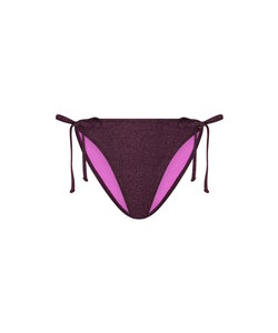 Ten Cate Ladies Bow Bikini Slip Glitter Bordeaux Red