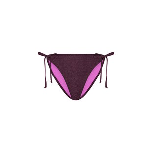 Ten Cate Ladies Bow Bikini Slip Glitter Bordeaux Red