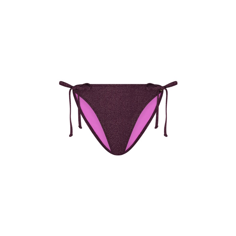 Ten Cate Ten Cate Ladies Bow Bikini Slip Glitter Bordeaux Red