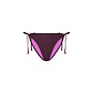 Ten Cate Ten Cate Dames Strik Bikini Slip Glitter Bordeauxrood