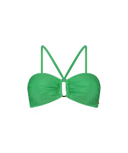 Ten Cate Dames Bandeau Ring Bikinitop Effen Groen