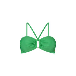 Ten Cate Ladies Bandeau Ring Bikini Top Solid Green