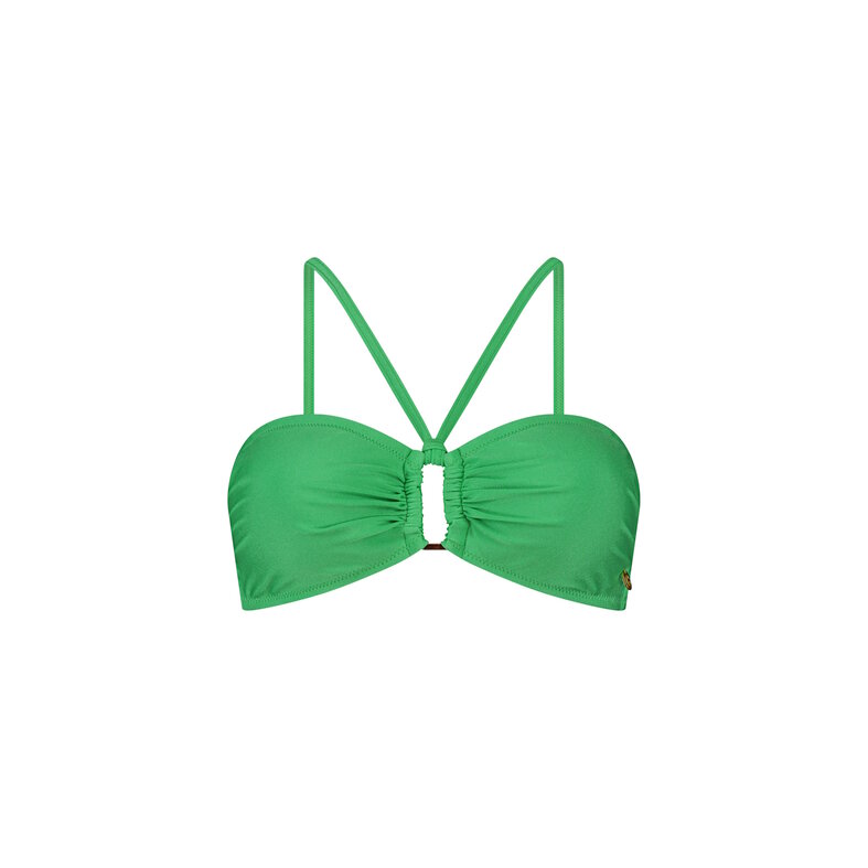 Ten Cate Ten Cate Ladies Bandeau Ring Bikini Top Solid Green