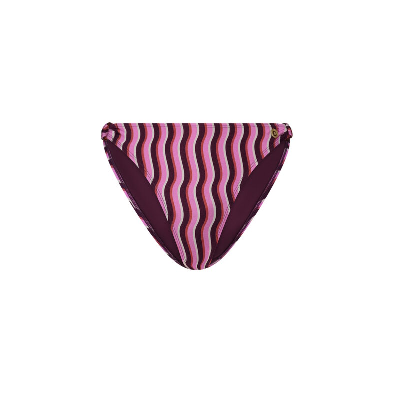 Ten Cate Ten Cate Ladies Ring Bikini Briefs Purple/Pink Striped