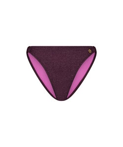 Ten Cate Women's Ring Bikini Slip Glitter Bordeaux Red