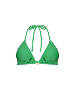 Ten Cate Ladies Triangle Bikini Top Solid Green