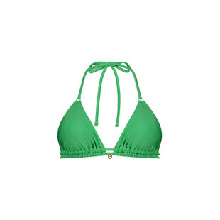 Ten Cate Ladies Triangle Bikini Top Solid Green