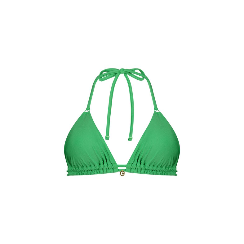 Ten Cate Ten Cate Ladies Triangle Bikini Top Solid Green