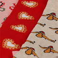 Apollo Apollo Dames Kerstsokken Giftbox 3-Pack Kerstversiering